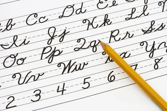 cursive handwriting image